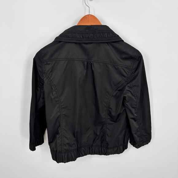 WHITE HOUSE BLACK MARKET Black Anorak Windbreaker Zipper Jacket // 6 - Picture 8 of 8
